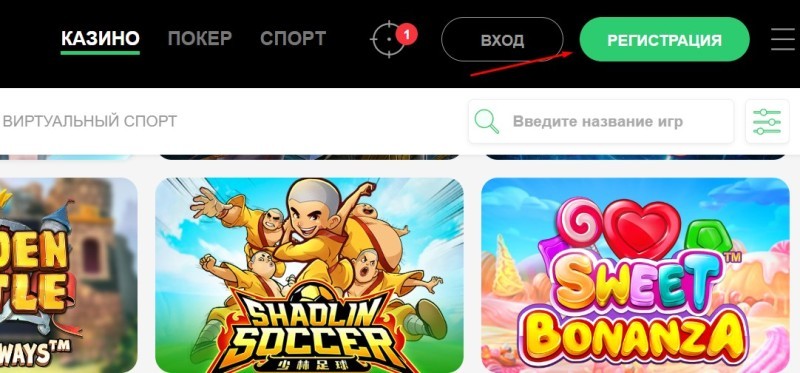 Вход на сайт